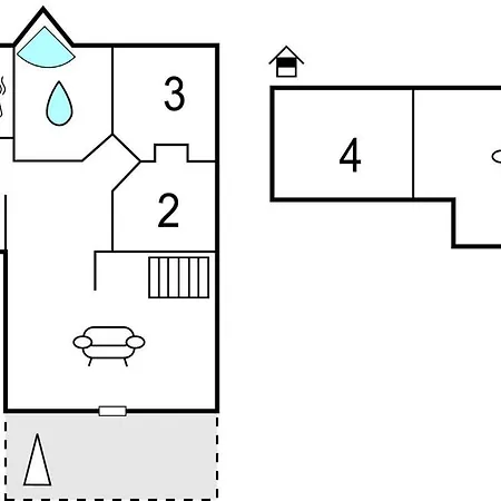 Four-bedroom In Feriehus *